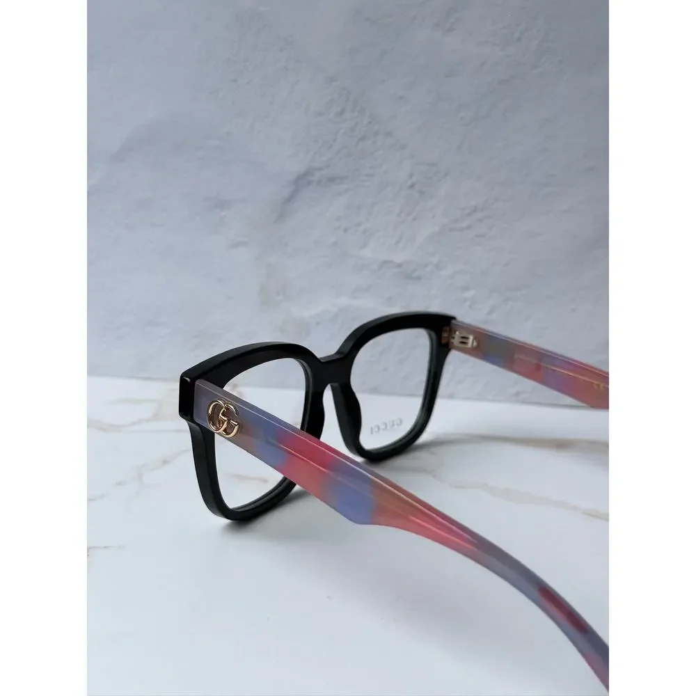 NEW Gucci GG0958O Black Pink Square Eyeglass Frames